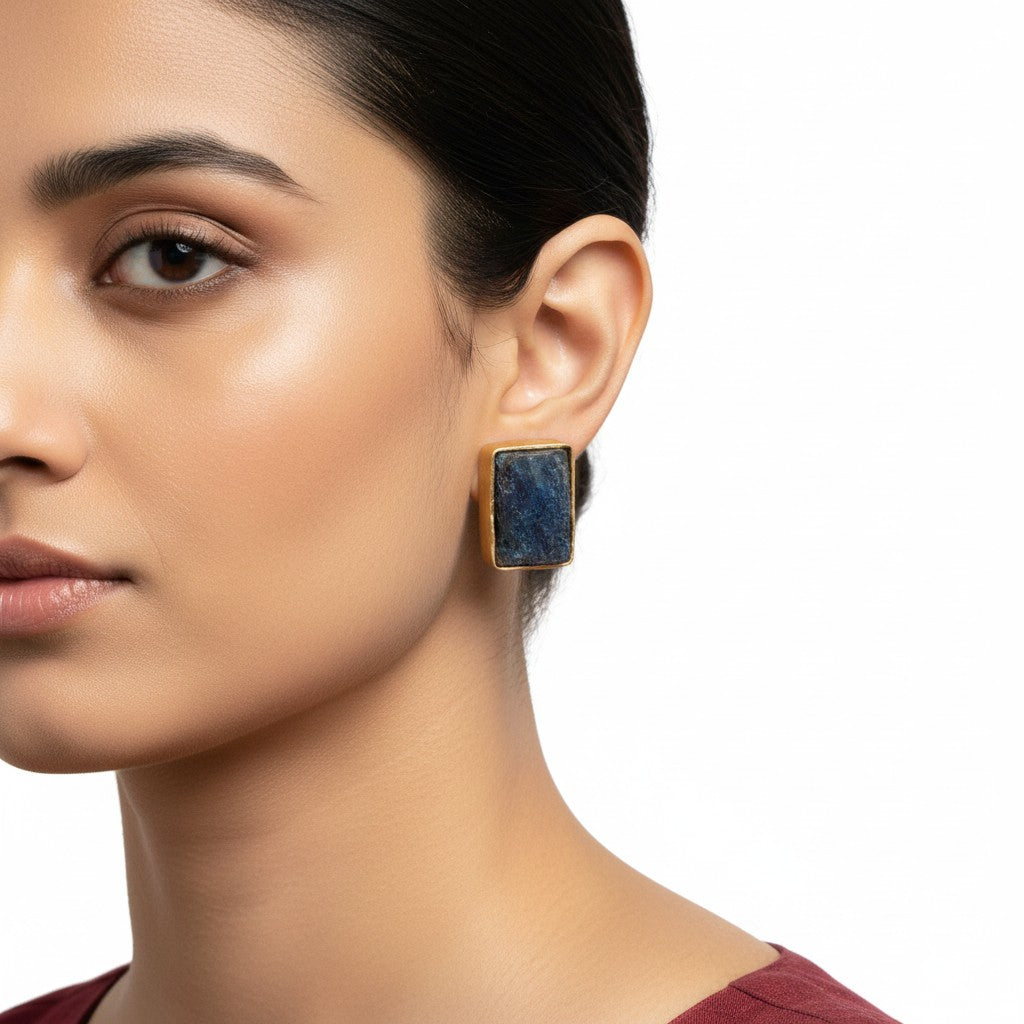 Midnight Slate Studs